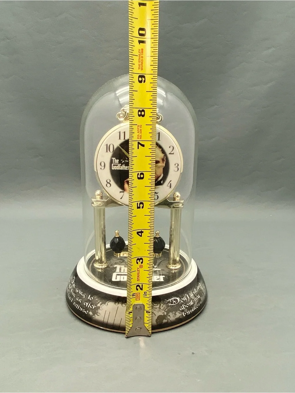 Godfather Clock 2009 Paramount Ceramic Glass Pendulum-Sound Works/Clock Not